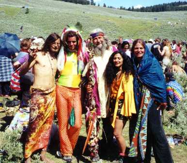 The Hippies also took the form of dropping out of society to enforce the 